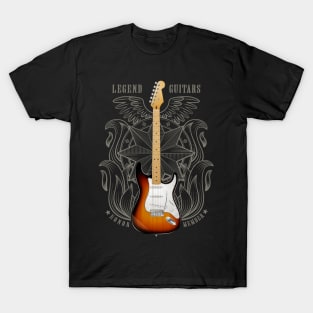 Electric guitar strato T-Shirt